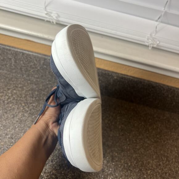 Cole Haan Grand 360 Mens Sz 13 M Shoes Blue Canvas Casual Comfort Sneaker Oxford - Picture 7 of 11